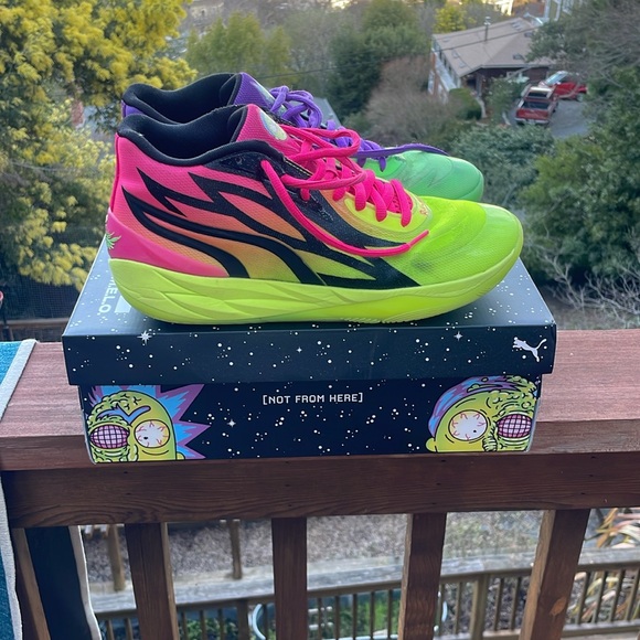 Puma MB.02 Rick & Morty Basketball Shoes Men’s Size 10.5 - Picture 5 of 5